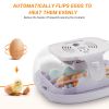 Incubators for Hatching Eggs, 360 Degree View, 16 Eggs Incubator with Automatic Egg Turning, Egg Candler and Automatic Water Adding Function for Hatch