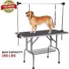 36" Professional Dog Pet Grooming Table Adjustable Heavy Duty Portable w/Arm & Noose & Mesh Tray