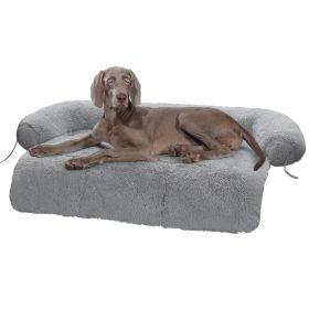 Dog Bed Large Sized Dog, Fluffy Dog Bed Couch Cover, Calming Large Dog Bed, Washable Dog Mat for Furniture Protector,Perfect for Small, Medium and Lar (Color: As shown)